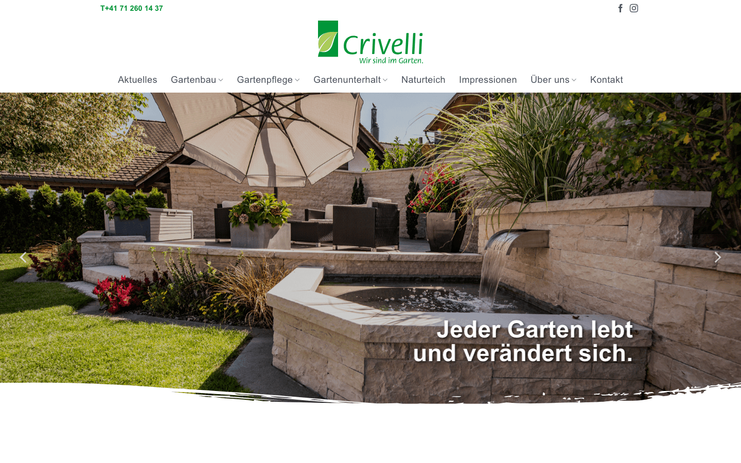 Heute · crivelli-garten.ch